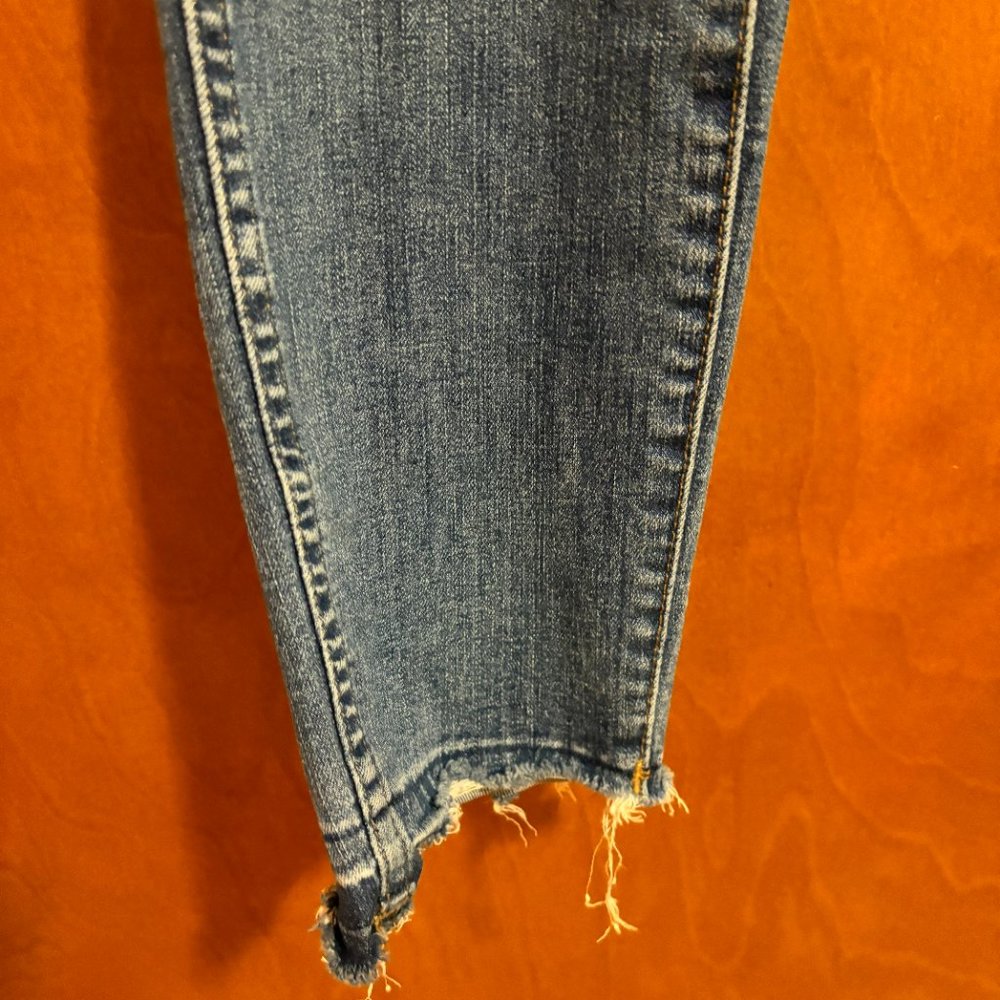 Madewell Distressed Curvy High Rise Skinny Jeans Size 25R‎ - Picture 7 of 16